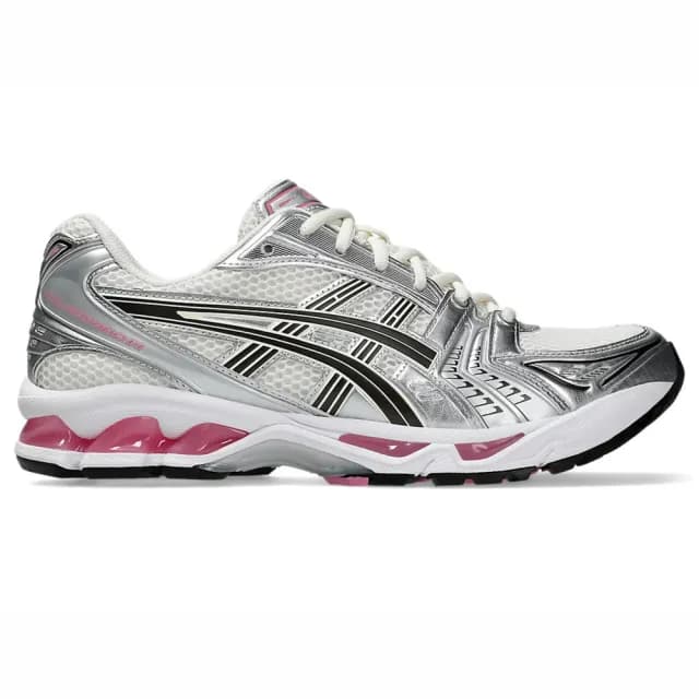 【asics 亞瑟士】Gel-kayano 14 男女 運動休閒鞋 Y2K 復古 亞瑟士 銀 粉紅(1203A537-103)