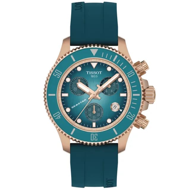 【TISSOT 天梭】SEASTAR1000海星系列 潛水計時腕錶 七夕 情人節 禮物 送禮 推薦(T1202173704100)