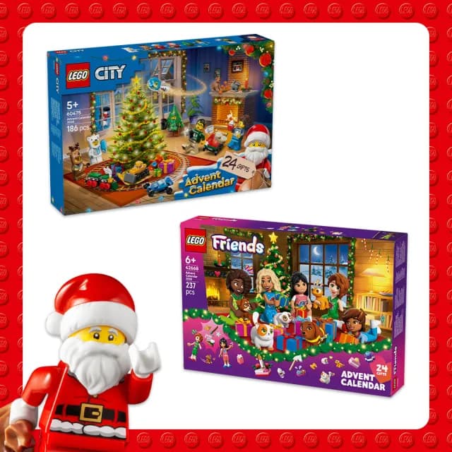 【LEGO 樂高】2025 年驚喜月曆_Friends & 城市系列(聖誕節 禮物 交換禮物 倒數月曆 聖誕禮物)