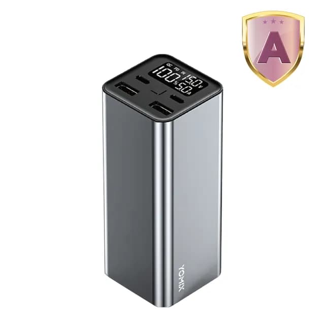 【YOMIX 優迷】PL-01 20000mAh大容量90W四孔雙向快充行動電源(74wh/PD3.0/QC/電量功率顯示/筆電快充)