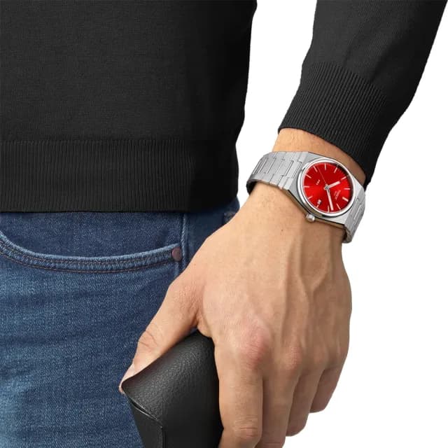 【TISSOT 天梭】PRX系列 復刻時尚對錶 七夕 情人節 禮物 送禮 推薦(T1374101142100/T1372101142100)