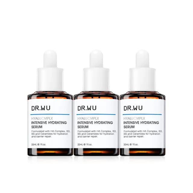 【DR.WU 達爾膚】玻尿酸保濕精華液30ML(3入組)
