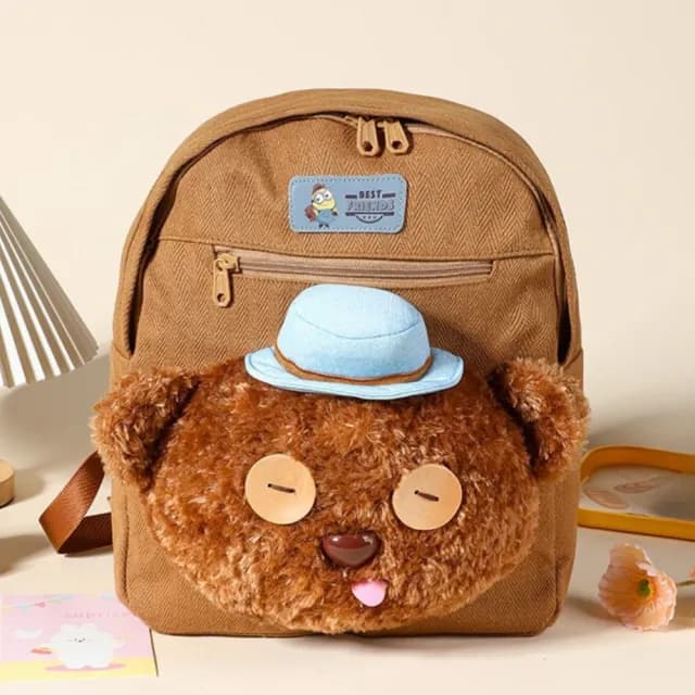 【MINIONS 小小兵】正版授權周邊TIM熊提姆熊系列後背包雙肩包(女友兒童兒子女兒生日交換聖誕禮物)