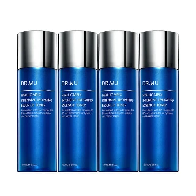 【DR.WU 達爾膚】玻尿酸保濕精華化妝水150ML(經典款 4入組)
