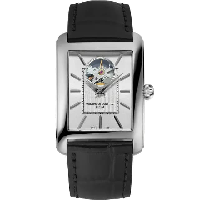 【CONSTANT 康斯登】Classics Carree 方形鏤空機械錶 禮物 送禮 推薦(FC-311S4C6)