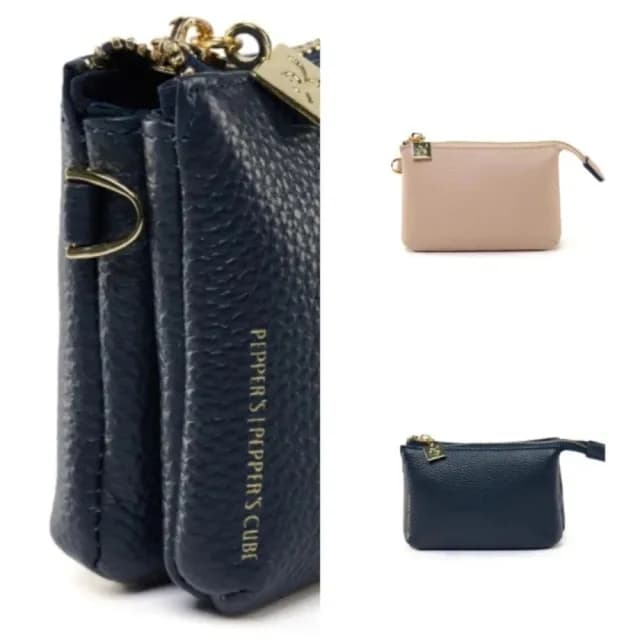 【PEPPER’S】雙11 牛皮零錢包短夾卡夾 真皮配件 多款任選(真皮包包 鍊包護照夾配件 女包)