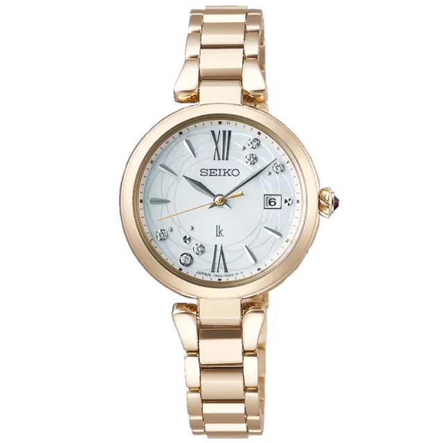 【SEIKO 精工】LUKIA系列 洋桔梗花 太陽能 電波腕錶 七夕 情人節 禮物 送禮 推薦(SSQW084J/1B32-0BK0G)