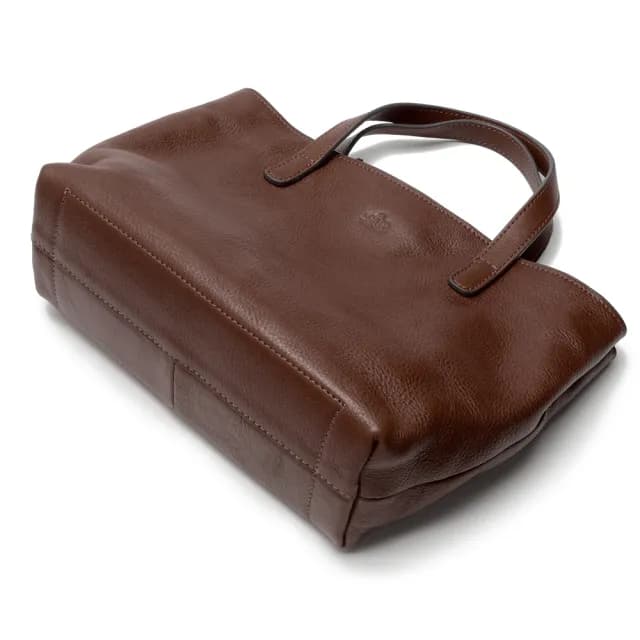 【2R 手工真皮】雙11 情人節禮物 樹羔植鞣牛皮Carlo托特卡羅斜背包 深栗咖(真皮包包 肩背包 斜背包)