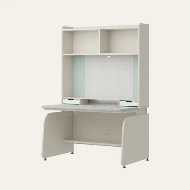 【iloom 怡倫家居】LINKI PLUS 1200型 4層智能型書桌組 螢幕架款(含LED 4色 可加購延伸桌/門板)