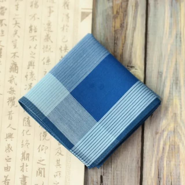 【巴黎精品】現貨秒發 手帕禮盒純棉方巾單入(商務吸汗多彩細膩父親節生日禮物男配件15款p1ae2)