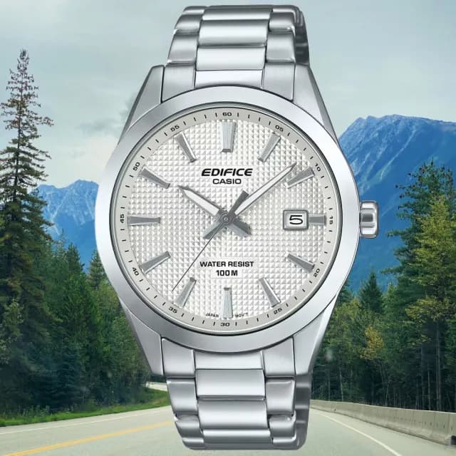 【CASIO 卡西歐】EDIFICE 運動風 時尚腕錶 七夕 情人節 送禮 推薦(EFV-160D-7AV)
