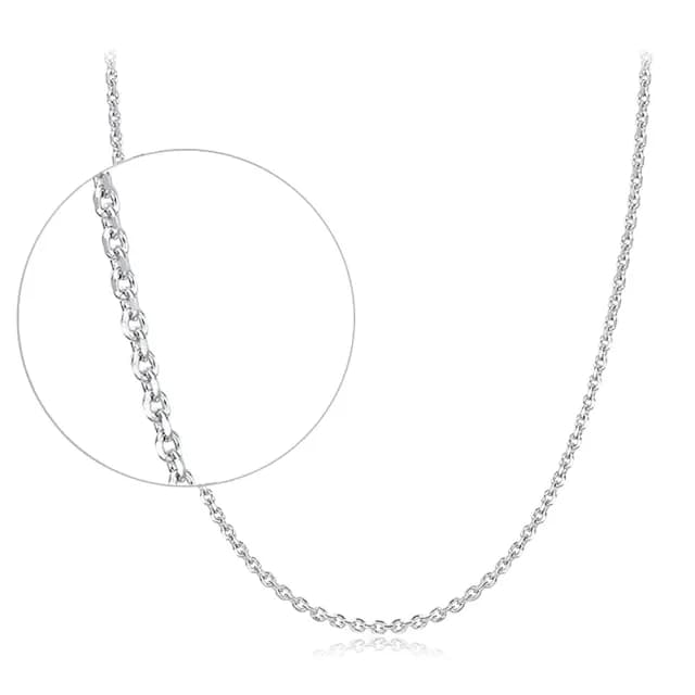 【BRILLMOND】義大利三色K金圓十字鍊(1.2mm 1.4g 三色任選)