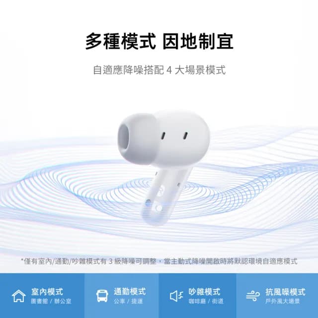 【QCY】MeloBuds N30 HT16 主動降噪真無線藍牙耳機(超值首選 靜享體驗)