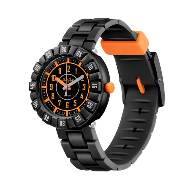 【Flik Flak】兒童手錶 CATCH U /兒童禮物/安全防水/瑞士製造 FCSP093(36.7mm)