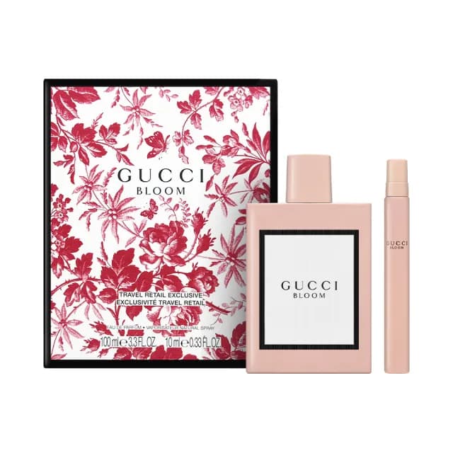 【GUCCI 古馳】花悅女性淡香精禮盒 100ml+10ml(國際航空版)