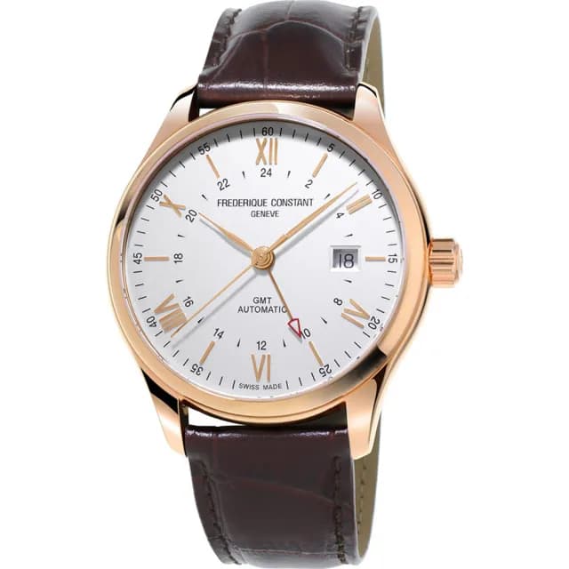 【CONSTANT 康斯登】Classics GMT機械錶 禮物 送禮 推薦(FC-350V5B4)