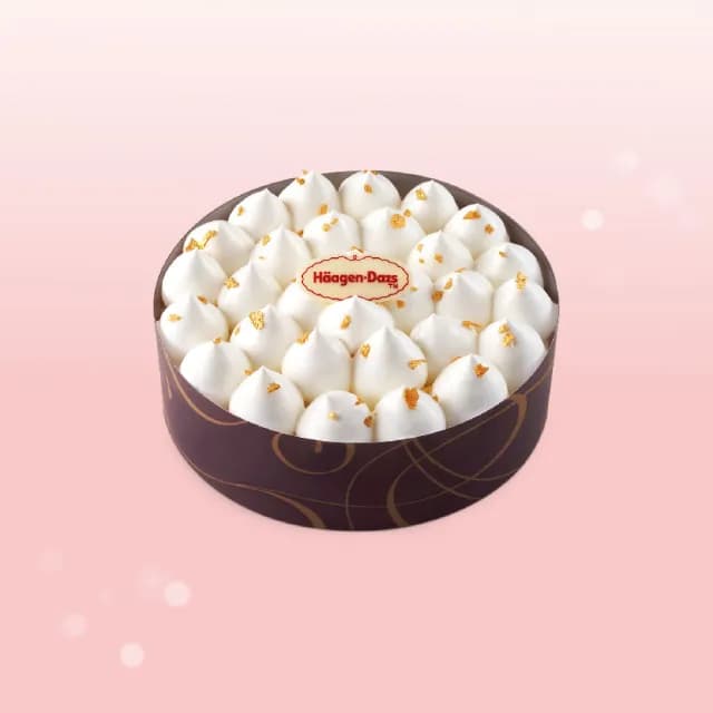 【哈根達斯_官方直營】五吋愛戀香草冰淇淋蛋糕(貼心宅配送到家 生日蛋糕 送禮首選)