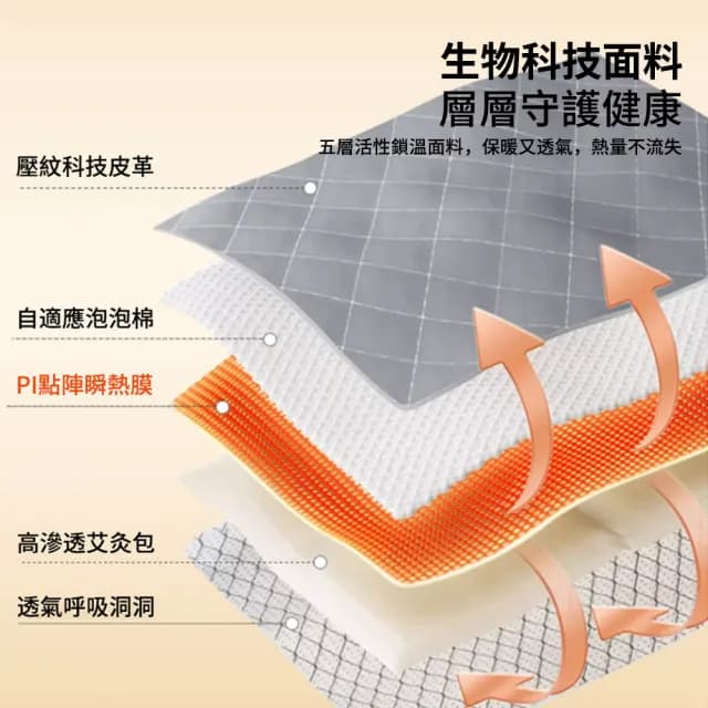 【Kolim】多功能膝蓋震動按摩儀 3D環抱式發熱護膝 加熱保暖護膝套 單只(膝蓋/肩/手肘通用 交換禮物)