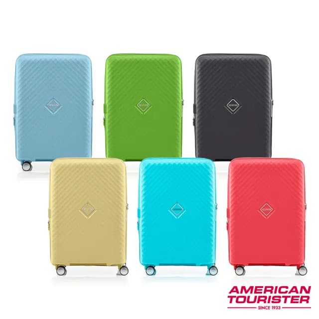 【AMERICAN TOURISTER 美國旅行者】24吋 SQUASEM 可擴充大容量防盜拉鍊輕量PP避震輪行李箱(多色可選)