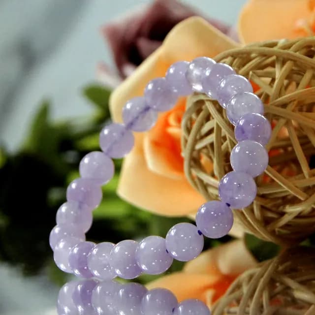 【德山珠寶】5A級8mm薰衣草紫水晶手鍊(情人節生日禮物飾品母親節水晶手鍊CE476)
