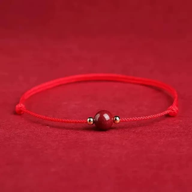 【巴黎精品】現貨+預購 硃砂手鍊朱砂手珠手串擋煞防小人轉運除穢淨化招財開運(本命年手繩男女飾品3色a1jt2)