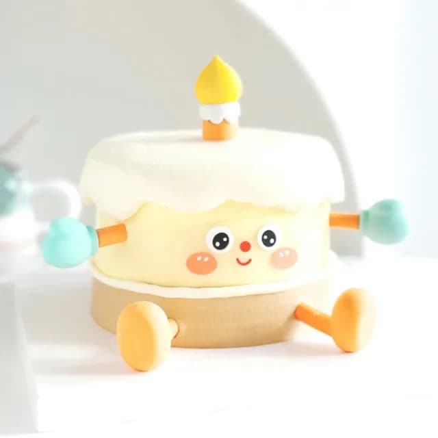 【表情蠟燭】蛋糕裝飾軟膠6件套(造型蛋糕 蛋糕插卡 插旗 生日插牌 擺件 烘焙 派對 慶生 佈置 兒童)