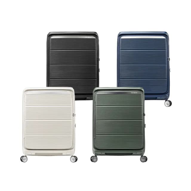【Samsonite 新秀麗】24吋 PARALUX 前開式/上掀式/對開可擴充大容量PP輕量減震輪行李箱/旅行箱(多色可選)