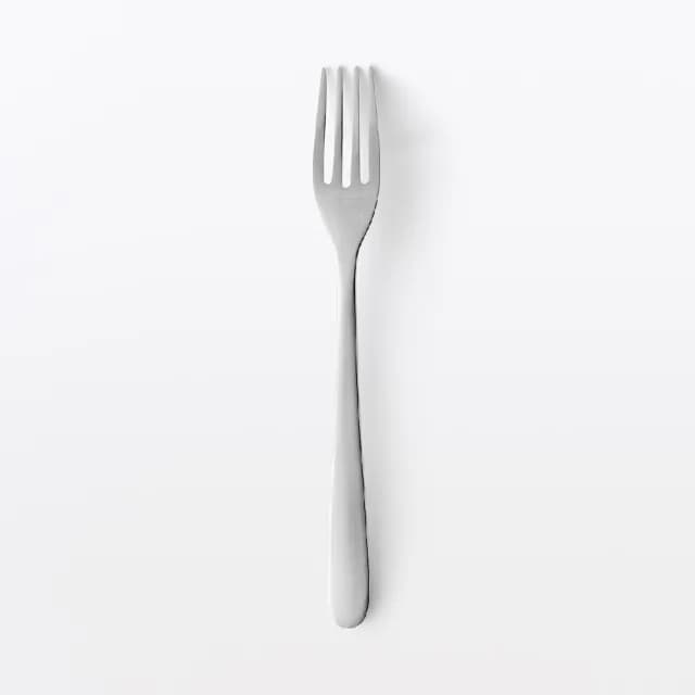 【MUJI 無印良品】不鏽鋼餐具/點心叉 約16cm