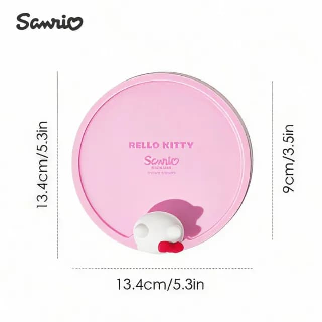 【SANRIO 三麗鷗】Hello Kitty凱蒂貓正版周邊立體造型矽膠杯墊杯蓋(盒裝老婆女友女兒聖誕交換生日禮物)
