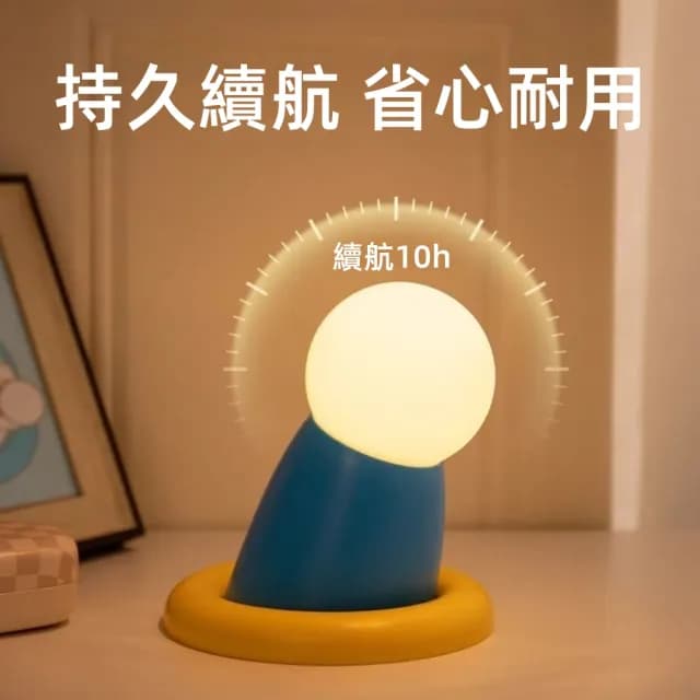 【森田小倉】藍胖子伸出圓手小夜燈磁吸拍拍夜燈(哆啦A夢 叮噹貓 生日禮物男生女生 創意氛圍燈 可愛睡眠燈)