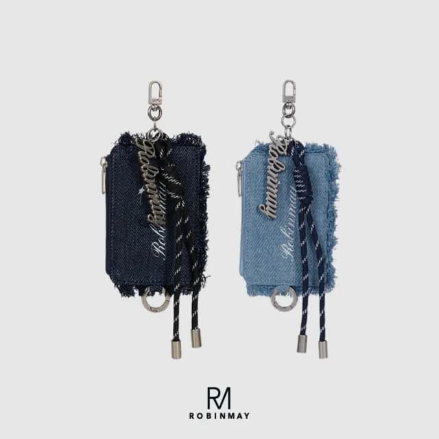 【ROBINMAY】Yoku牛仔零錢包(雙11/拉鍊封口/多色任選)