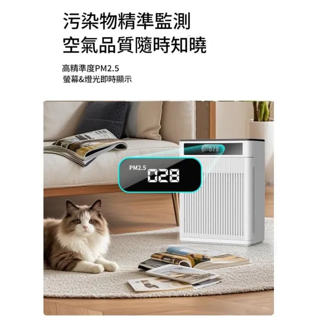 【IPSKY】全自動寵物空氣清淨機-濾網兩套(專用吸浮毛 殺菌除臭 負離子空氣凈化器 寵物清淨機 寵物吸毛機)