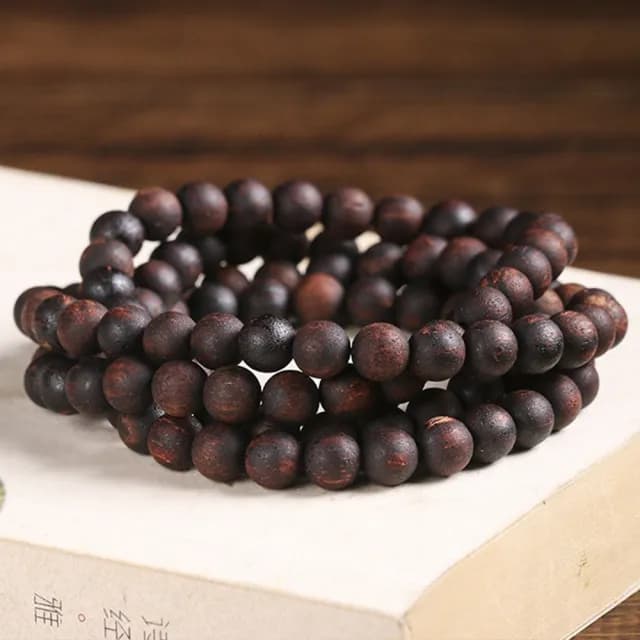 【KT DADA】雙11 佛珠手鍊 108顆念珠 8MM圓珠多圈手鍊 降真香手串 百搭飾品