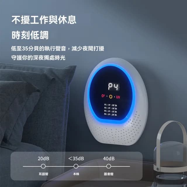 【Felsted 菲仕德】空氣清淨機 臭氧機 空氣淨化器(除甲醛 遙控調節 除異味 衛生間除臭 壁掛式除味機)