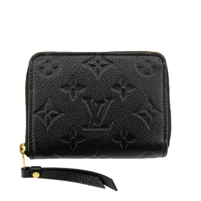 【Louis Vuitton 路易威登】皮革壓花拉鍊卡夾零錢包(M60574)
