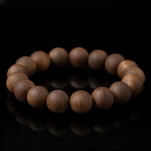 【KT DADA】雙11 新中式手飾 圓珠單圈手串 佛珠飾品 綠奇楠沉香手鍊