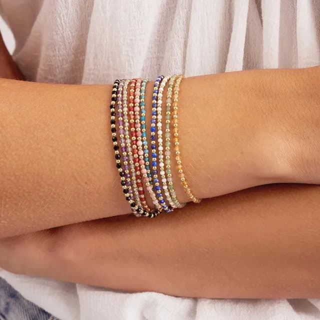 【GORJANA】天然能量寶石手鍊(多款守護幸運石)