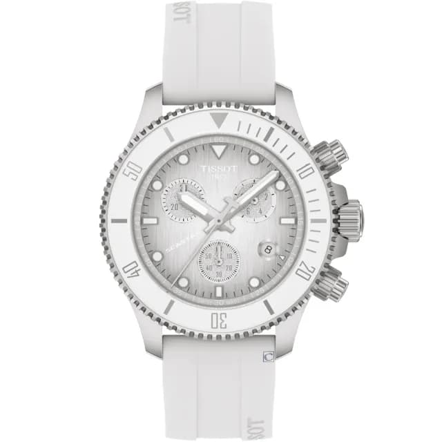 【TISSOT 天梭 官方授權】SEASTAR 1000 海星38mm 計時運動錶 女錶 中性錶(T1202171701100)