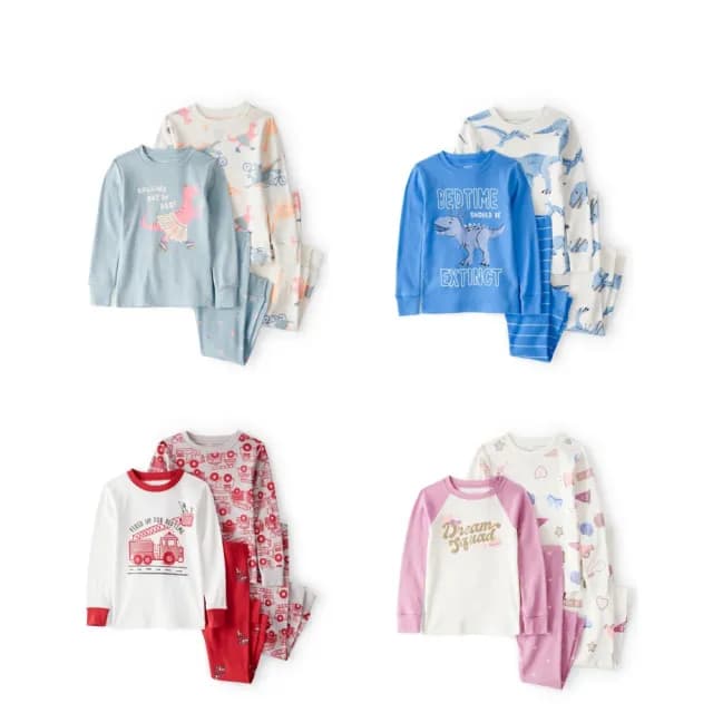 【Carter’s官方授權】精選小童純棉4件組套裝〔上衣/長褲〕-多款可選(原廠公司貨 童裝)