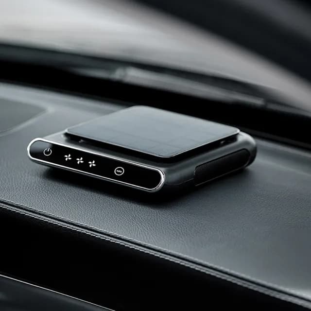 車載空氣清淨機 太陽能淨化器(負離子 氧吧 清新殺菌 無線續航)