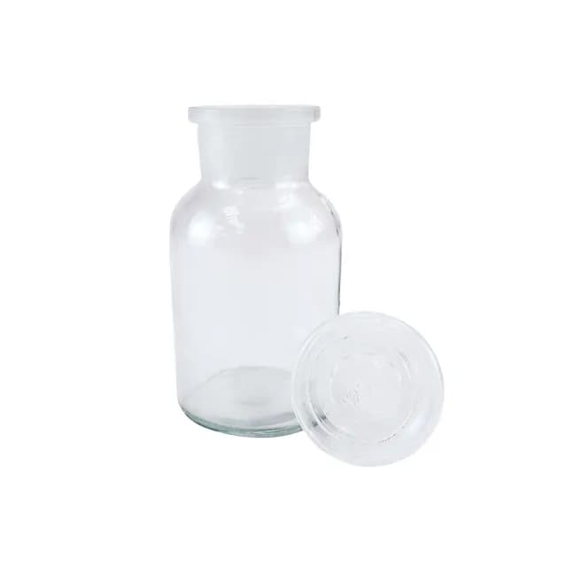 2入 生態玻璃瓶 擴香玻璃瓶 廣口瓶 玻璃罐 圓形玻璃罐 浮游花瓶 廣口瓶 細口瓶 實驗室器材(130-GB125*2)