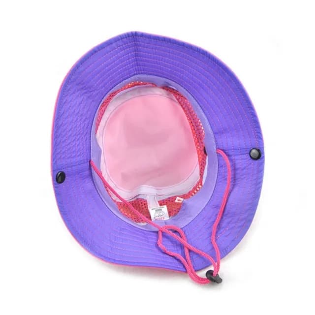 【橘魔法】飛機網眼透氣漁夫帽(防風繩 透氣網帽 帽子 遮陽帽 防曬帽 兒童 盆帽 童裝)