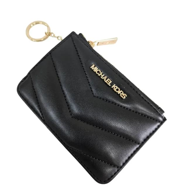 【Michael Kors】MK JET SET TRAVEL小香風/絎縫鑰匙包卡片夾/MK零錢包禮盒組(送禮)