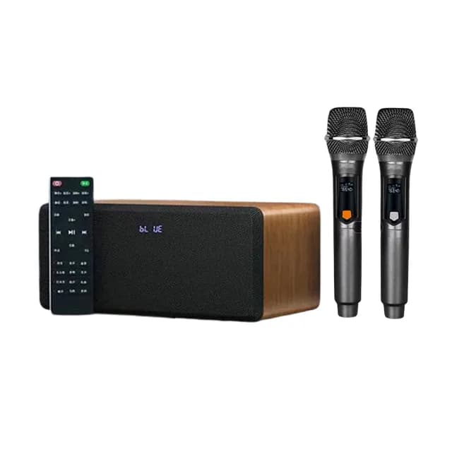 迷你藍芽音響 卡拉OK 行動KTV 重低混音喇叭(便攜K歌神器 無線麥克 家庭聚會)