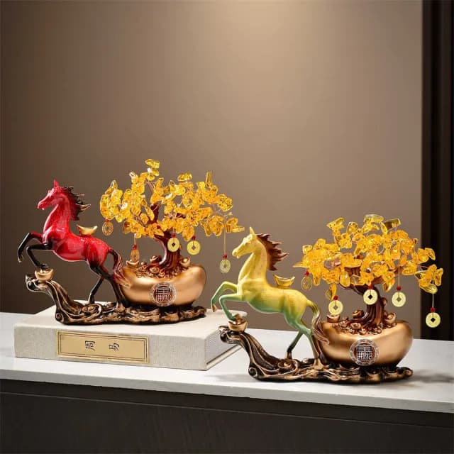 【超微米】發財樹 馬上有錢擺飾 招財擺件 客廳酒櫃裝飾品 辦公室擺設 開業喬遷新居禮品(馬上有錢擺飾)