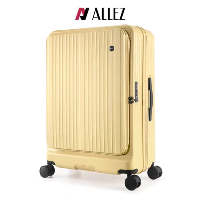 【ALLEZ 奧莉薇閣】29吋 掀旅箱II 前開式 煞車輪 大容量可擴充行李箱(AVT24029)