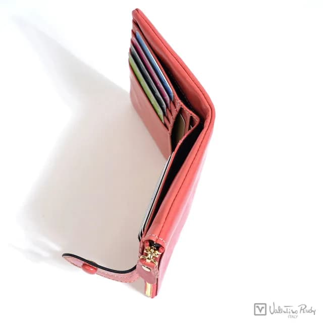 【Valentino Rudy 范倫鐵諾.路迪】招財油蠟真皮折疊式短夾 錢包 皮夾(9色 招財錢包 開運皮夾 LU30992)