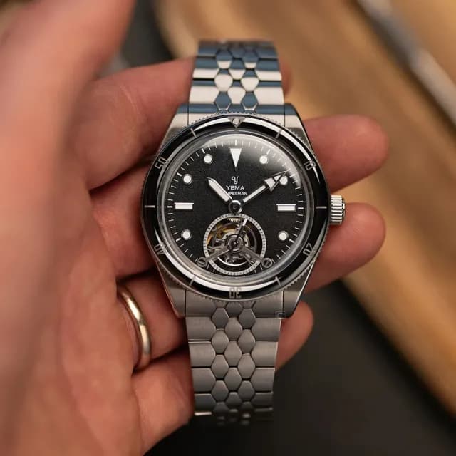 【YEMA】野馬 自製機芯 Superman Tourbillon CMM.31 限量版陀飛輪 機械錶(12.25.31.66.TE.MT)