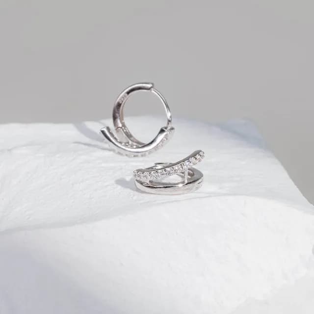 【vacanza】澄光・純銀耳環