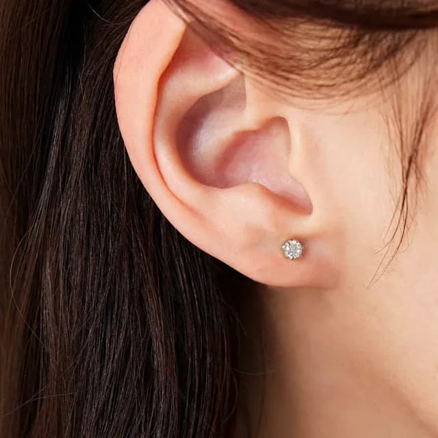 【vacanza】小鑽點・純銀耳環